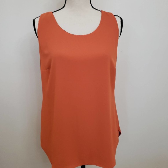 Chico's Wear 2 Ways Orange and Red Tank Sz 0 - Picture 3 of 6